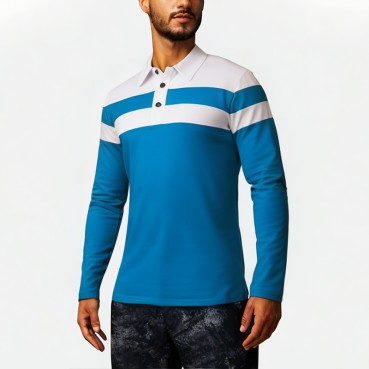 Men's Casual Cotton Polo Shirt 