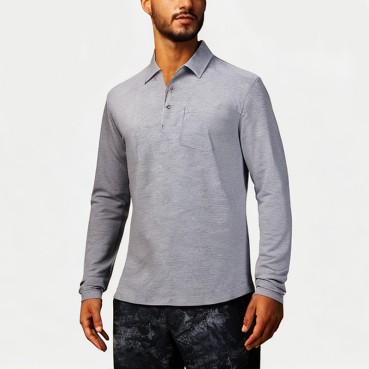 Men's Casual Cotton Polo Shirt