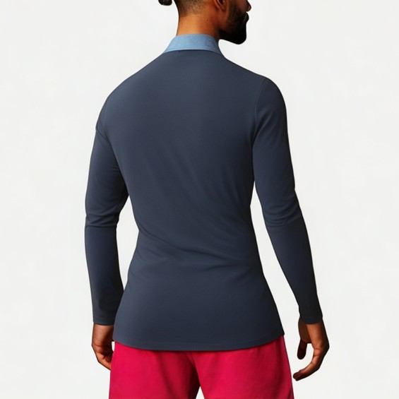 Men's Classic Casual Cotton Polo Shirt 
