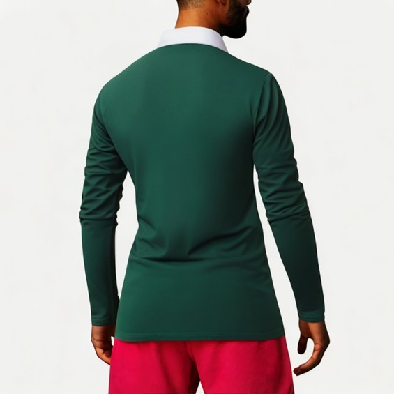 Men's High-quality Cotton Long Sleeve Polo Shirt