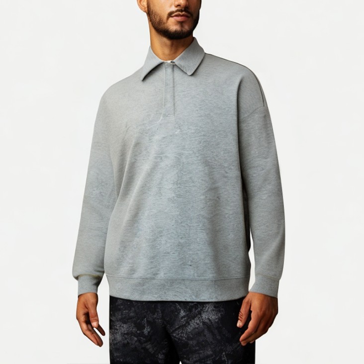 Grey Men's Polo Shirt