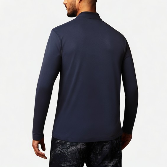 Men's 4-Way Stretch Long Sleeve Polo Shirt