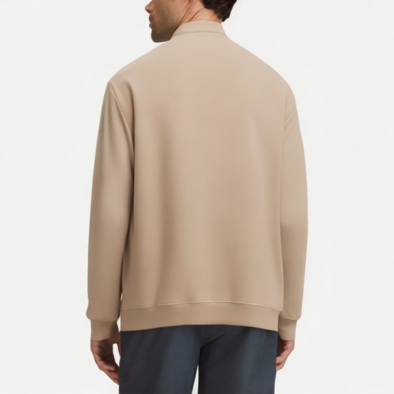 Men's Solid Color Round Neck Sweatshirt