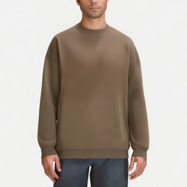 Simple Men's Round Neck Sweatshirt