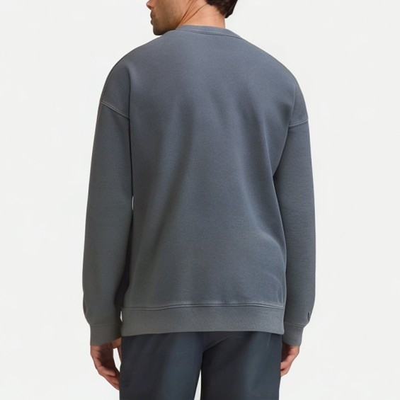Men's Heavy Distressed Round Neck Sweatshirt