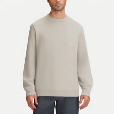 Men's Simple And Generous Loose Round Neck Sweatshirt