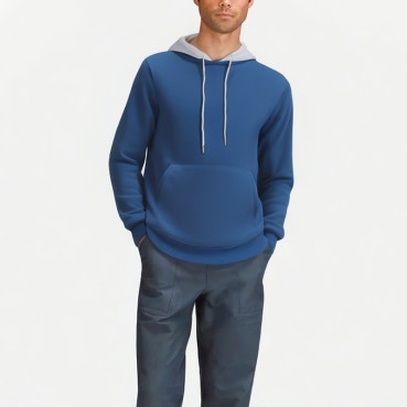 Men's Contrast Hoodie