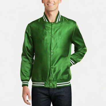 Men's Vintage Satin Casual Jacket