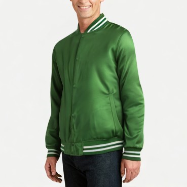 Men's Vintage Satin Casual Jacket