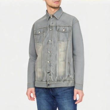 Men's Washed Denim Jacket