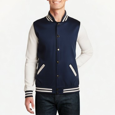 Men's Blended Baseball Jacket