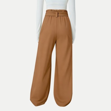 Women's High-Waist Wide-Leg Pants