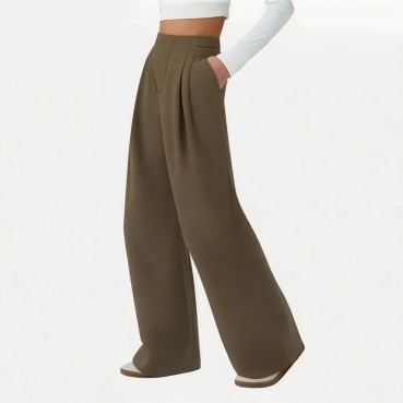 High Quality Women's Suit Wide Leg Pants