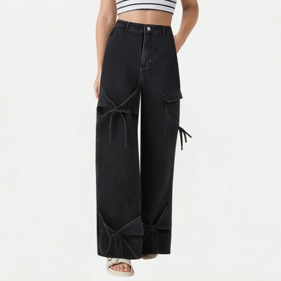 Women's Loose Wide-Leg Jeans