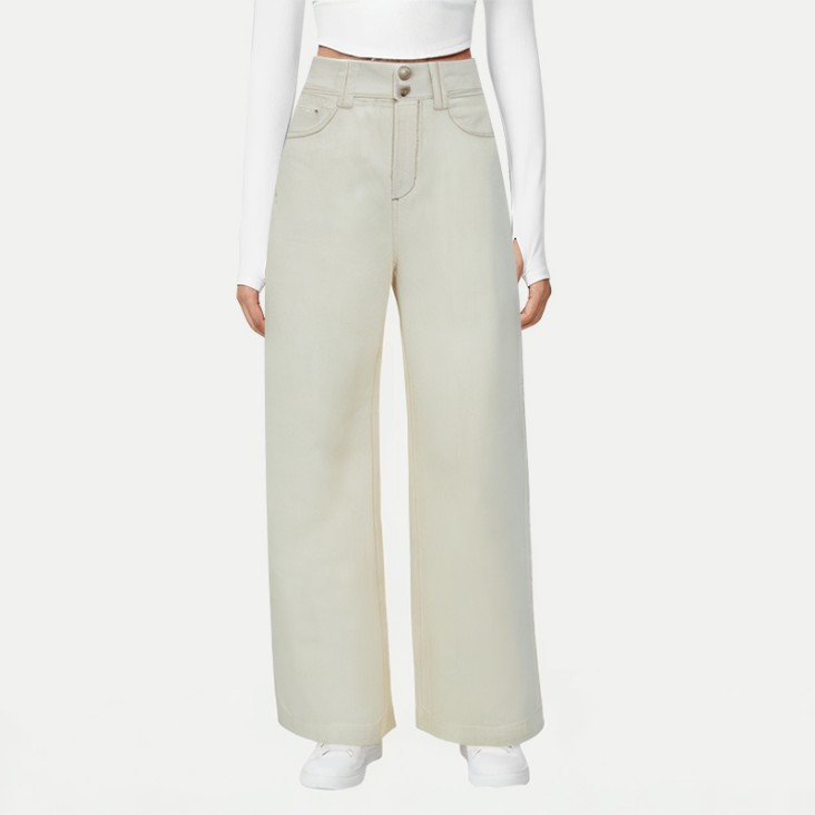 Women's Slim Wide-Leg Pants