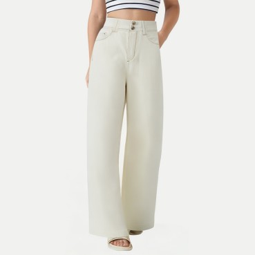 Women's Slim Wide-Leg Pants