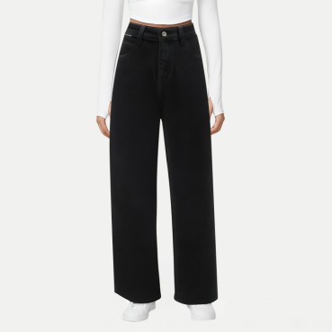 Women's High-Waisted Fashionable Wide-Leg Pants