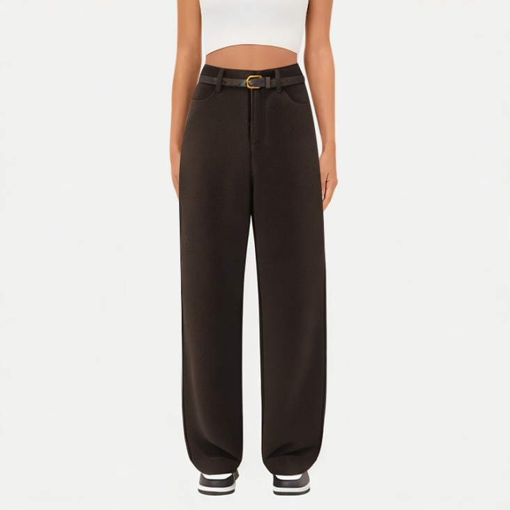 Women's Brushed Wide-Leg Pants