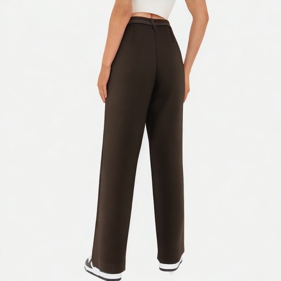 Women's Brushed Wide-Leg Pants