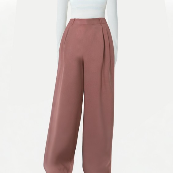 Women's Cotton and Linen Wide Leg Pants