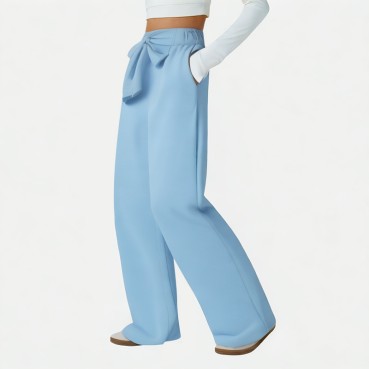 Women's Bow Wide Leg Pants