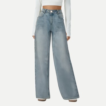 Mid-rise loose sexy street casual pants