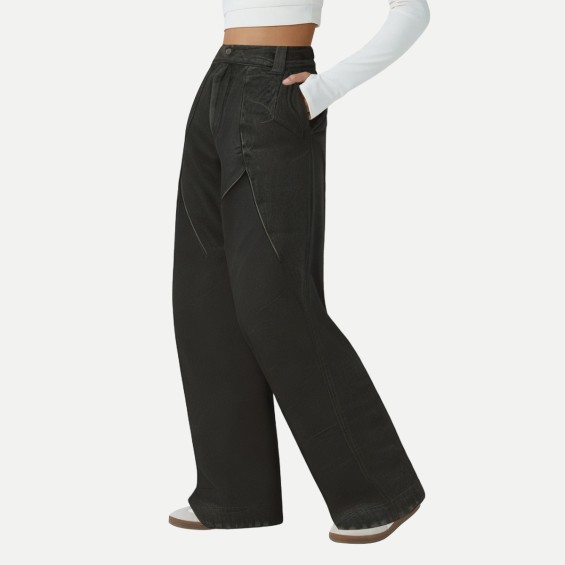 Vintage high waist wide leg jeans