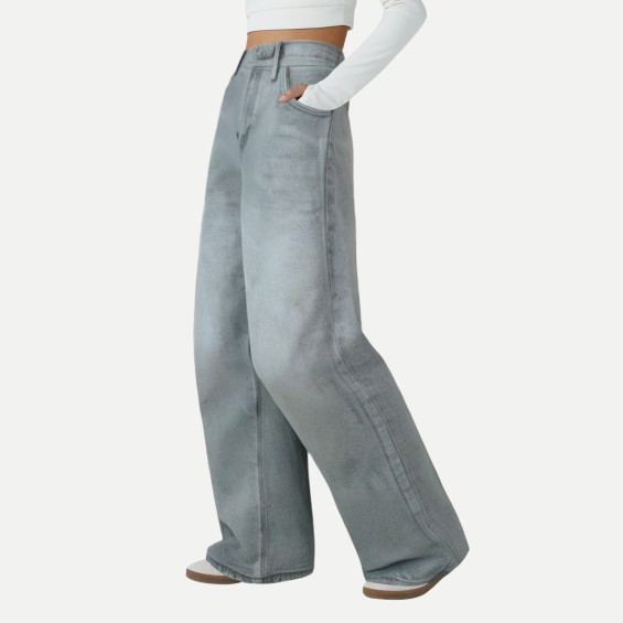 Loose straight casual pants