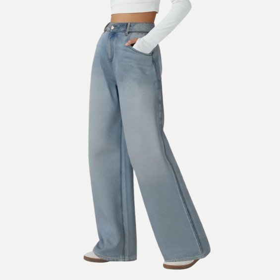 Mid-rise loose sexy street casual pants