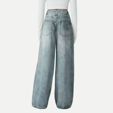 Loose straight casual pants