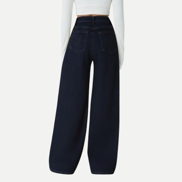 Loose American Grey Women's Wide Leg Jeans