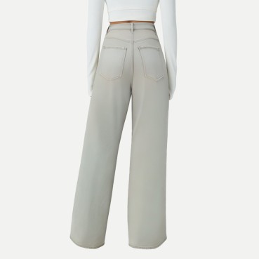 Fashionable breathable eco-friendly satin casual pants