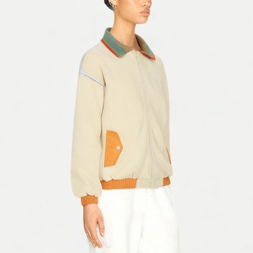 Women's Contrast Color Stitching Casual Jacket