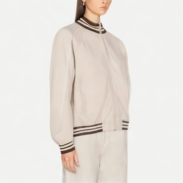Spring Simple Women's Baseball Jacket