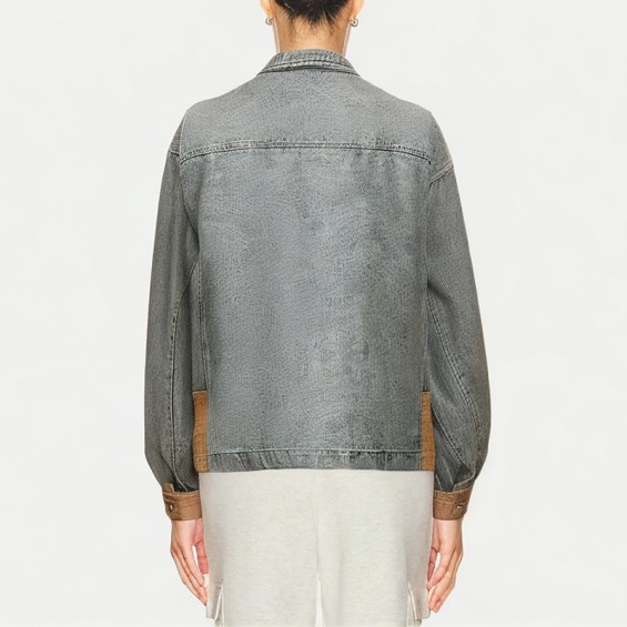 Retro Ripped Washed Women's Denim Jacket
