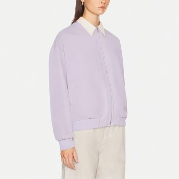 Purple Retro Suede Jacket