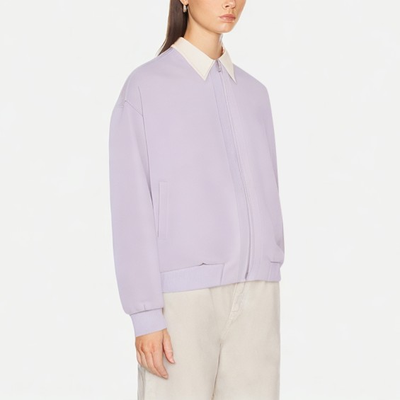 Purple Retro Suede Jacket