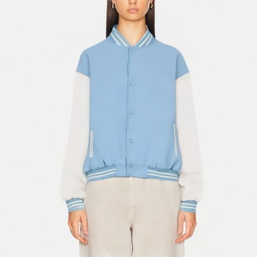 Spliced ​​Baseball Jacket Women's Jacket