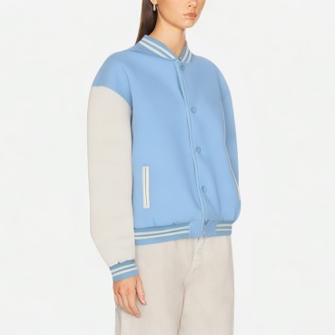 Spliced ​​Baseball Jacket Women's Jacket