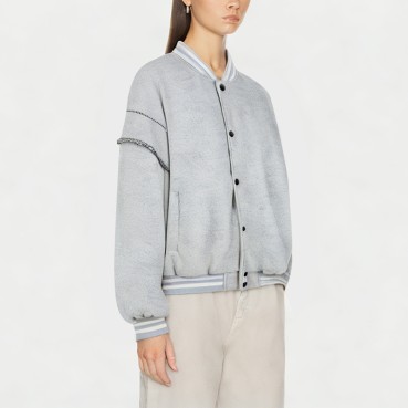 Women's Loose and Versatile Baseball Jacket