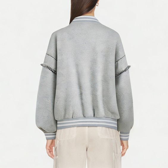 Women's Loose and Versatile Baseball Jacket