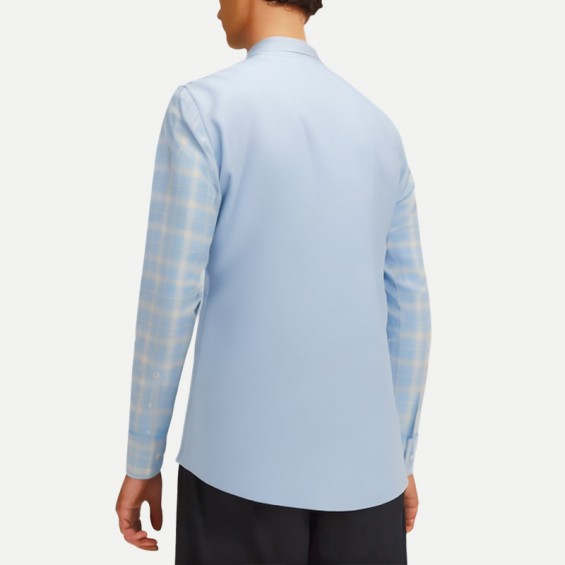 Men's Plaid Button-Down Shirt
