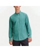 Men's Green Plaid Long Sleeve Shirt