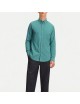 Men's Green Plaid Long Sleeve Shirt