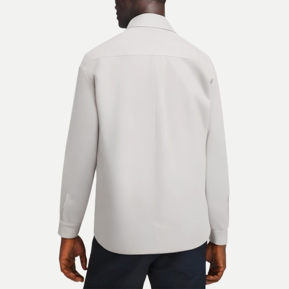 Men's Heavyweight Suede Long Sleeve Shirt