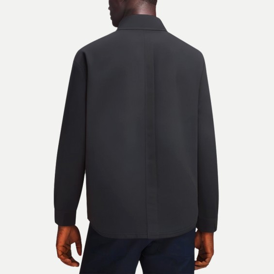 Men's Black Long-Sleeved Shirt
