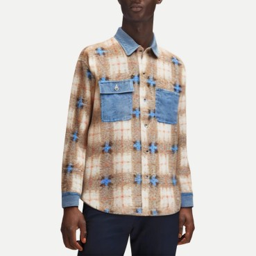 Men's Terry Check Shirt