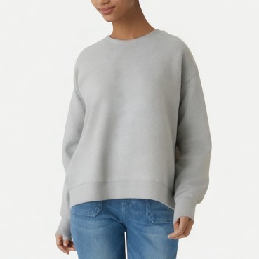 Cartoon Print Round Neck Sweatshirt