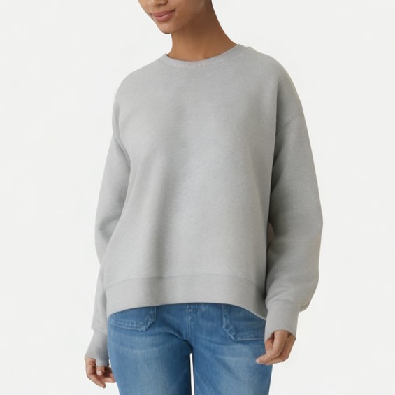 Cartoon Print Round Neck Sweatshirt