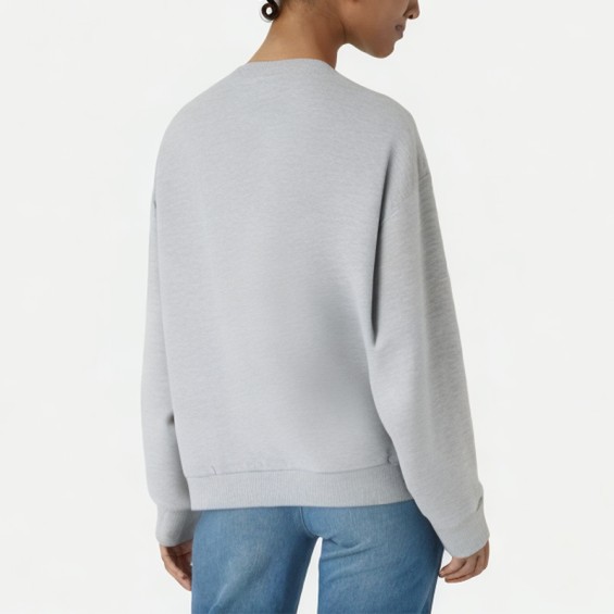 Cartoon Print Round Neck Sweatshirt